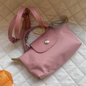 Longchamp Pink Mini Crossbody Bag